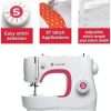 & Portable Sewing with Accessory Kit & Foot Pedal - 97 Stitch Applications, LED Light & 1-step Buttonhole - Great for Crafts & Mending - 3