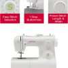SINGER with Automatic Needle Threader 97 Stitch Applications, 1 Step Buttonhole, Adjustable Stitch Length & Width & Heavy Duty Metal Frame 3