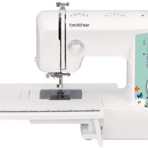 Brother GQ3700 Sewing and Quilting Machine with 37 Built-In Stitches, Automatic One-Step Buttonholer, Wide Table and Built-In Free Arm - 1