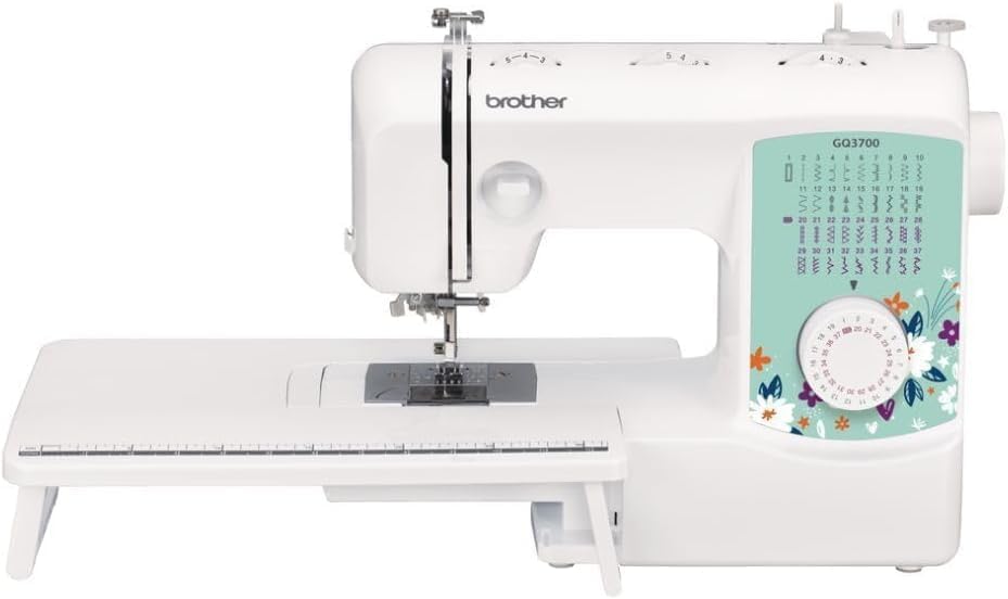 Brother GQ3700 Sewing and Quilting Machine with 37 Built-In Stitches, Automatic One-Step Buttonholer, Wide Table and Built-In Free Arm - 3