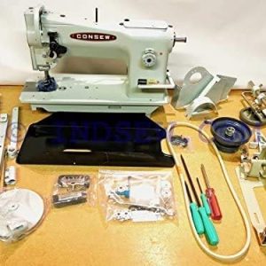 Consew 206RB-5 Walking Foot Industrial Sewing Machine with Table and Servo Motor - 2