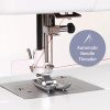 FEIYUE FYe330 Home Sewing Machine with Foot Pedal, Controllable Pedal Speed, 105 Stitch Applications, Powerful Servo Motor, Great for Beginners (White) - 3