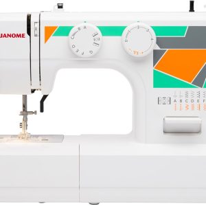 Janome MOD-15 Easy-to-Use Sewing Machine with 15 Stitches, Adjustable Stitch Length and 5-Piece Feed Dogs - 1