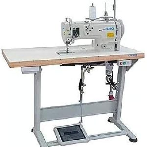 Juki DNU-1541S Industrial Sewing w-Safety Mechanism DNU 1541 Walking Foot Needle Feed,servo Motor,Table,lamp. DIY. - 4