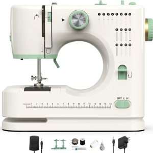 StitchMaster Pro-Ballet on twin needles.Sewing machine,sewing machine for beginners,Double needle and double thread,16 kinds of stitches.Sewing machine for Household,sewing machine for adults - 1
