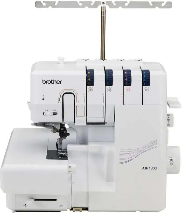 Brother AIR1800 Air Serger with Jet Air Threading, 2/3/4 Thread, LED Lit Work Area
