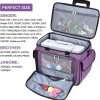 CAB55 Case, Carrying Case on Wheels, Trolley Tote Bag with Removable Bottom Wooden Board for Most Standard 2