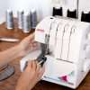 Janome MOD 8933 with , 3 and 4 Convertible with Differential Feed WHITE 2