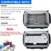 with 4 Wheels, Carrying Bag,Trolley Tote Bag Fits for Most Standard Singer,Brother,Janome and Accessories,Black 2