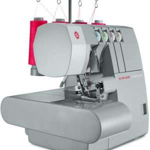 SINGER 14HD854 Professional 2 to 4 Thread Stitch Self Adjusting Serger Sewing Machine with 1,300 Stitch Per Minute Capacity and Accessories, Gray - 2