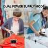 Handheld Sewing Machine, Portable Sewing Machine with Storage, Electric Switch, Two Speed Modes, Easy to Operate,Black with accessories - 2