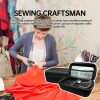 Handheld Sewing Machine, Portable Sewing Machine with Storage, Electric Switch, Two Speed Modes, Easy to Operate,Black with accessories - 6