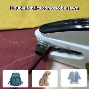 Handheld sewing machine, portable, mini sewing machine, easy to use, fast sewing speed, suitable for sewing clothes, fabric, DIY Home machine for beginners - 2