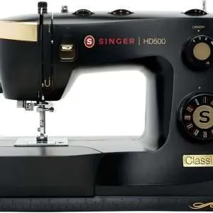 SINGER Heavy Duty 500 Classic Sewing Machine with Accessory Kit | Strong Motor with Enhanced Piercing Power, 23 Built-In Stitches, Full Metal frame, 1-step Buttonhole & LED Light