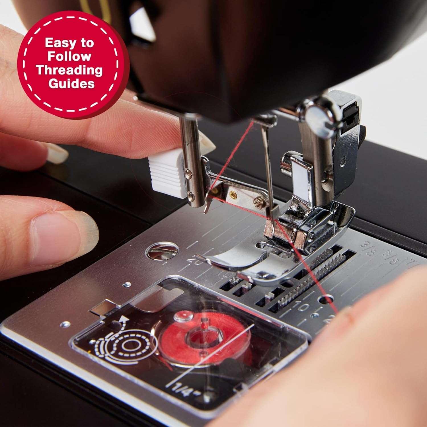 SINGER Heavy Duty 500 Classic Sewing Machine with Accessory Kit - Strong Motor with Enhanced Piercing Power, 23 Built-In Stitches, Full Metal frame - 6