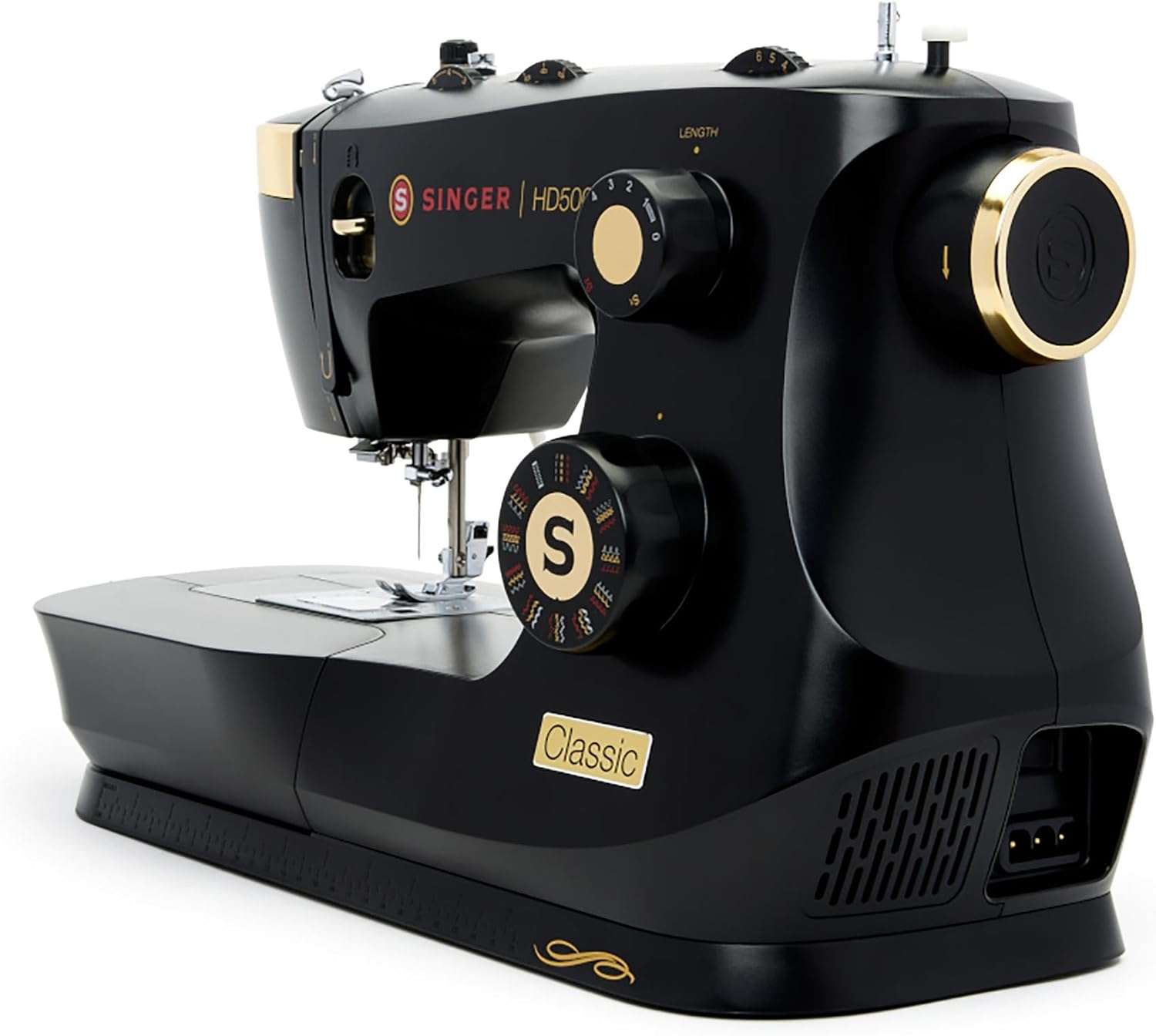 SINGER Heavy Duty 500 Classic Sewing Machine with Accessory Kit - Strong Motor with Enhanced Piercing Power, 23 Built-In Stitches, Full Metal frame - 7