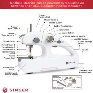 SINGER Stitch Quick + Portable Cordless Mending Machine Bundles (Two Thread Stitch Quick + & Bundle) - 3