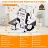 Industrial Serger Sewing Machine, Heavy-Duty Metal Frame Overlock Machine with 3-4 Stitch Capability, Overlocker Sewing Machine with LED Light，12 Stitch Patterns - 7