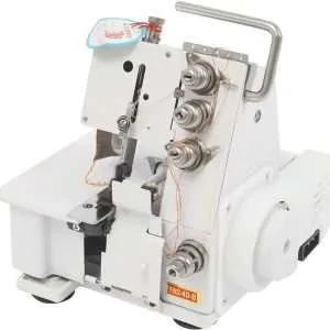 Seaming Machine, Professional 4 Thread Serger Overlock Sewing Machine, 80W Serger Sewing Machines w/Foot Controller for Undershirts, Cotton Sweaters, 1200 Stitches/Min