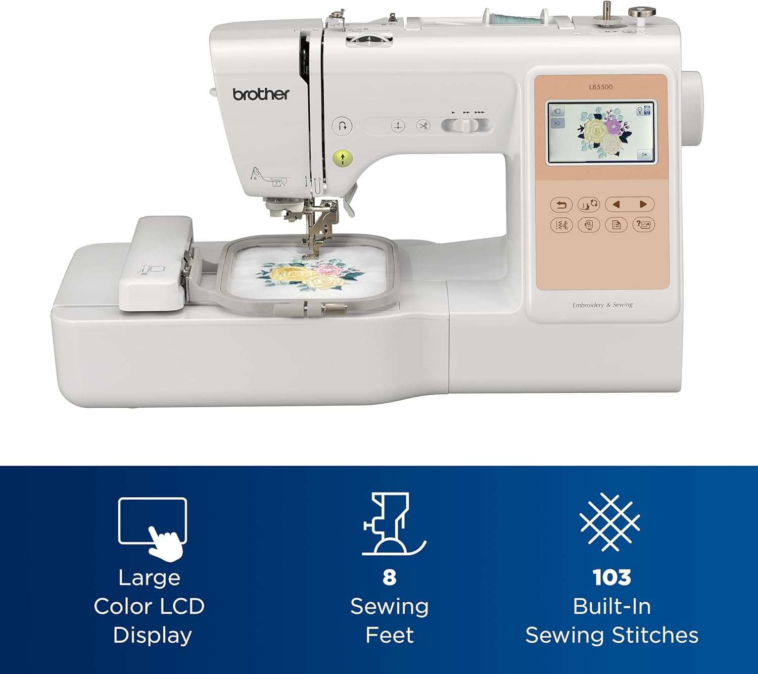 Brother LB5500 Combo Sewing & Embroidery Machine - 4