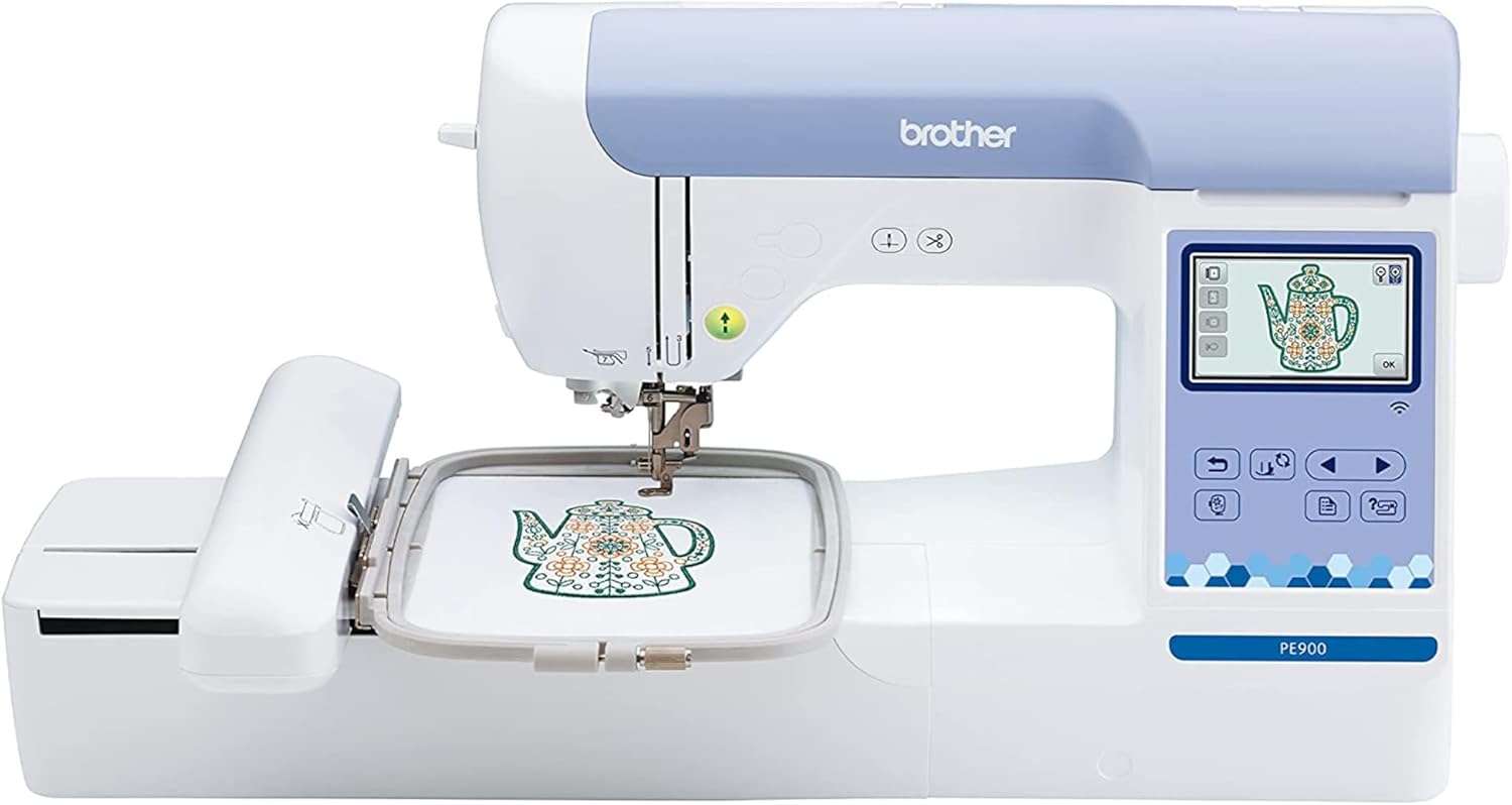 Brother PE900 5 x 7 Embroidery Machine w-Embroidery & Digitizing Software Bundle - 2