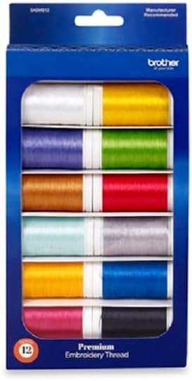 Brother SE700 Sewing and Embroidery Machine, Wireless LAN Connected, 135 Built-in Designs, 103 Built-in Stitches, SAEMB12 12-Color Premium Embroidery Thread Set Included - 4