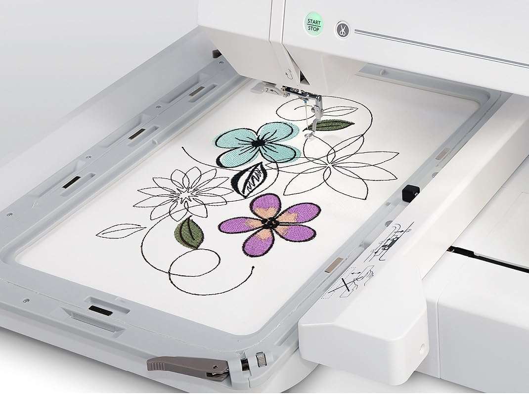 Janome Memory Craft 550E Limited Edition 14x7.9 Embroidery Machine - 6