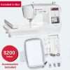 SINGER SE9180 Sewing & Embroidery Machine - 250 Built-in Stitches, 150 Embroidery Designs, 10 Fonts, 1-Step Buttonhole, 7 Touchscreen, Automatic Needle Threader & WiFi Connectivity - 2