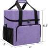 LUXJA for Most Machines, Bag with Accessories Storage Pockets (Patented Design), Purple 5