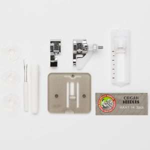 Janome Pink Sorbet Easy-to-Use Sewing Machine with Interior Metal Frame, Bobbin Diagram, Tutorial Videos, Made with Beginners in Mind! - 9