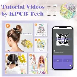 KPCB Tech Sewing Machine for Beginners [Full Set] with Finger Guard and Fabric Bundles - Mini Sewing Machine with Sewing Kits, Foot Pedal, US Adapter and Extension Table - 2