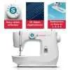 SINGER & Machine With 63 Stitch Applications, LED Light & Easy 4 step Buttonhole Ideal for Mending and 3