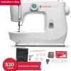 SINGER & Machine With 63 Stitch Applications, LED Light & Easy 4 step Buttonhole Ideal for Mending and 4