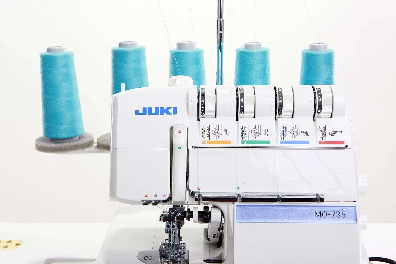 JUKI MO-735 5-Thread Serger and Cover Hem Sewing Machine - 2