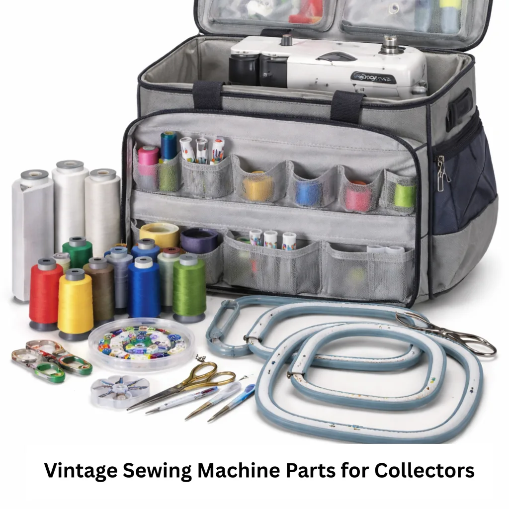 Vintage Sewing Machine Parts for Collectors