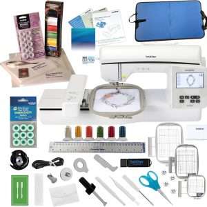 Brother NQ1700e Embroidery Machine with Starter Bundle - 1