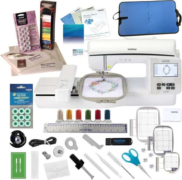 Brother NQ1700e Embroidery Machine with Starter Bundle - 1