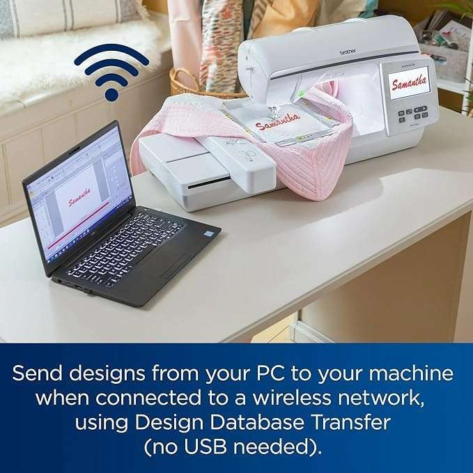 Brother NQ1700e Embroidery Machine with Starter Bundle - 5