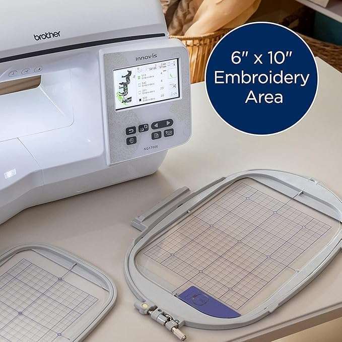 Brother NQ1700e Embroidery Machine with Starter Bundle - 7