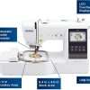 Brother SE700 Combo Embroidery & Sewing Machine with 4 x 4 Embroidery Hoop and 40+ Accessories - 6