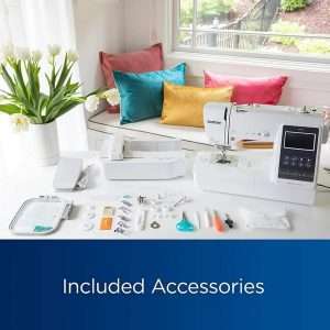 Brother SE700 Combo Embroidery & Sewing Machine with 4 x 4 Embroidery Hoop and 40+ Accessories - 9