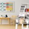 FUJA Machine 1200 SPM Working Area 9.514.2 Suitable for 3D Caps Flat T shirt and more 2