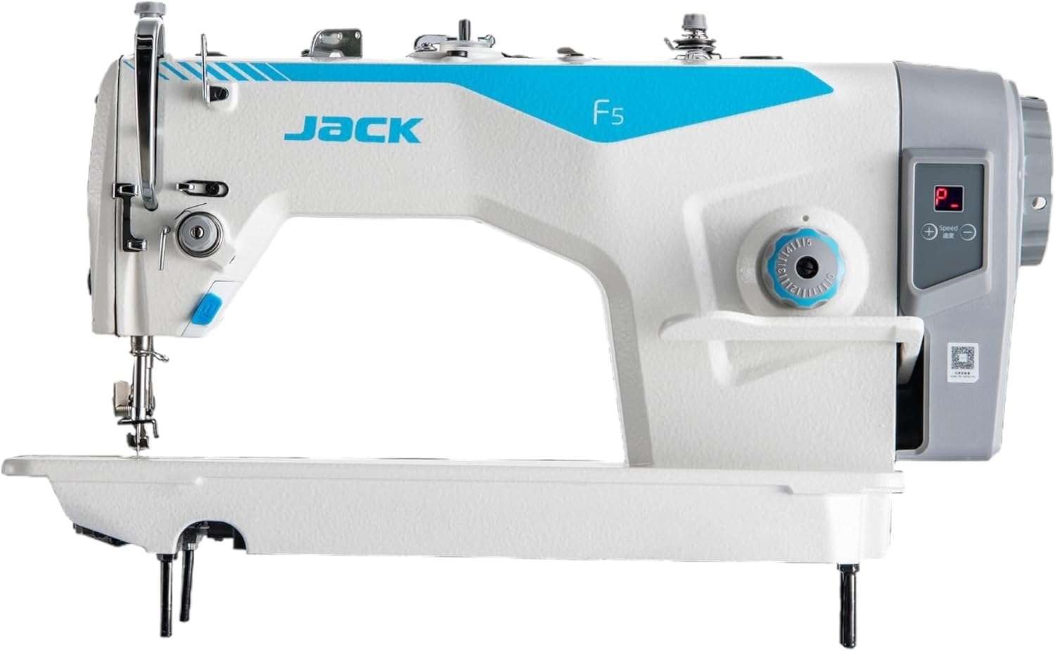 Generic JACK F5 Single Needle Lockstitch Sewing Machine with Table and Stand. Requires Assembly, White - 4