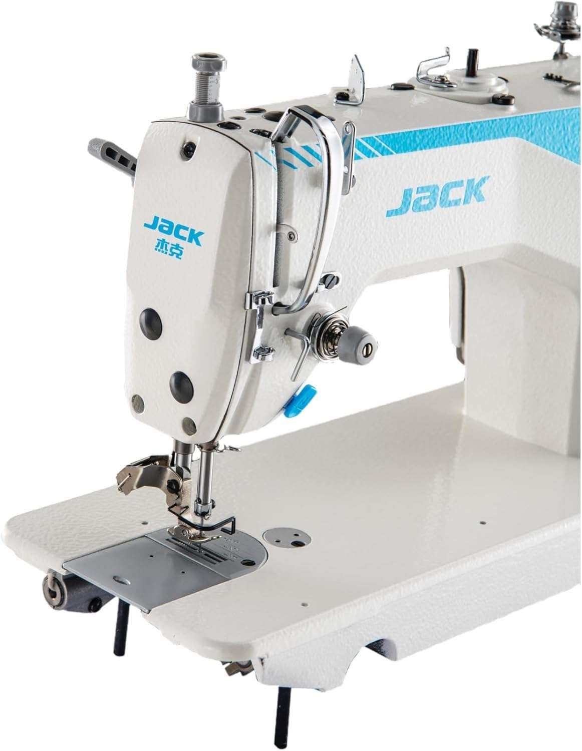 Generic JACK F5 Single Needle Lockstitch Sewing Machine with Table and Stand. Requires Assembly, White - 5