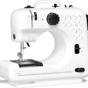 Beginner Sewing Machine, 12 Built-in Stitches with Foot Pedal, 2-Speed Control, Portable Mini Sewing Machine for Home Travel Use & Sewing Enthusiasts (black) - 1