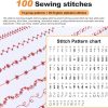 FEIYUE FY450 Electronic Sewing Machine, 100 Stitches & Alphabet, LCD Screen, One-Touch Operation, Free Arm, Multi-Function Portable Craft Machine for Home & DIY Projects - 3