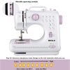 for with Pedal, Multifunctional Household , Automatic Thread Rewind, Double Thread and Double Speed, 12 Build-in Stitches, MEGLE FHSM-505
