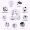 Sewing Machine for Beginners with Foot Pedal, Multifunctional Household Sewing Machine, Automatic Thread Rewind, Double Thread and Double Speed, 12 Build-in Stitches, MEGLE FHSM-505 - 4