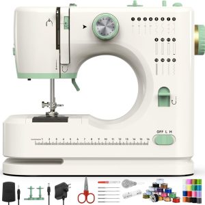 StitchMaster Pro - Ballet on twin needles.Sewing machine,sewing machine for beginners,Double needle and double thread,16 kinds of stitches.Sewing machine for Household,sewing machine for adults. - 1