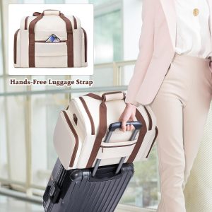 AMOIGEE Rolling Sewing Machine Case with Detachable Dolly, Padded Sewing Machine Bag with Wheels, Travel Tote for Most Standard Machines, Storage Organizer fits Brother, Singer - 7